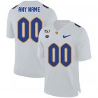 Custom Pittsburgh Panthers white college football Limited Jersey 01