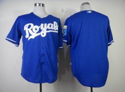 Kansas Royals blank Blue mlb jersey