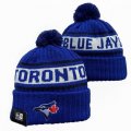 2024 Toronto Blue Jays blue white MLB Cuffed Knit Hats