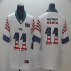 Nike Nike Eagles #11 Carson Wentz Orleans Saints Drew Brees white usa flag Color Rush Limited Jersey-BD