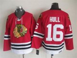 Reebok Chicago Blackhawks #16 Bobby Hull Red NHL Jerseys