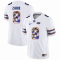 Custom Florida Gators #8 Malik Zaire white fashion college football jersey