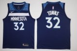 Nike Minnesota Timberwolves #32 Karl-Anthony Towns blue basketball jersey