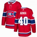 Adidas Montreal Canadiens #40 Armia Red NHL Jerseys