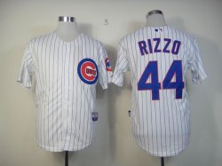 Chicago Cubs White RIZZO 44# mlb jerseys