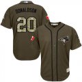 Toronto Blue Jays #20 Josh Donaldson Canada logo Camo Stitched Baseball Jerseys