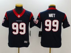 Kid Houston Texans #99 J.J. Watt Nike dark blue Color Rush Limited Jersey