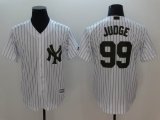 New York Yankees #99 Aaron Judge white majestic baseball jersey Commemorative Edition