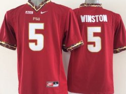 Youth Florida State Seminoles (FSU) Jameis Winston 5 red College Football Jerseys