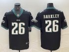 Nike Philadelphia Eagles #26 Saquon Barkley black Color Rush Limited Jersey