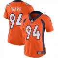 Women Denver Broncos #94 DeMarcus Ware Nike orange Color Rush Limited Jerseys