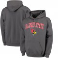 Fanatics Branded Illinois State Redbirds Charcoal Campus Pullover Hoodie