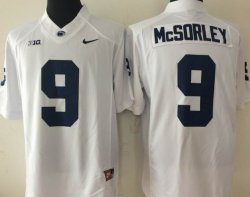 Penn State Nittany Lions 9 Trace McSorley white college jersey(1)