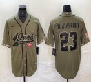 Nike San Francisco 49ers #23 Christian McCaffrey Salute To Service Limited Jersey