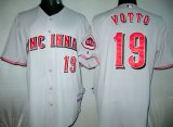 Cincinnati Reds 19# votto grey jersey