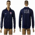 2015 USA dark blue soccer jacket