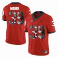 Georgia Bulldogs #39 Corey Moore red fashion college football jersey