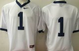 Penn State Nittany Lions #1 White college jersey