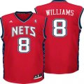 New Jersey Nets 8 Deron Williams Red nba Jerseys