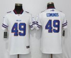 women Nike Buffalo Bills #49 Tremaine Edmunds white Color Rush Limited Jersey