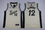 Youth San Antonio Spurs #12 LaMarcus Aldridge beige 2016 NBA Christmas Jerseys