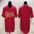 Nike Kansas City Chiefs blank red baseball jerseys Joint name-BD 03