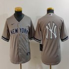 Women Nike New York Yankees gray majestic baseball Jersey 08