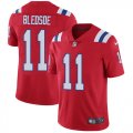 New England Patriots #11 Julian Edelman Nike red Color Rush Limited Jersey