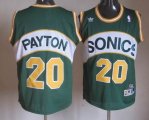 Seattle SuperSonics #20 Gary Payton green nba Jersey