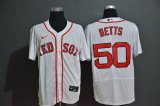 Nike Boston Red Sox #50 Mookie Betts white Flexbase Authentic Collection Jersey