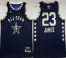 2024 NBA All Star jerseys #23 James blue basketball jerseys Hot press font