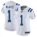 Women Colts #1 Pat McAfee white nike Color Rush Limited Jerseys