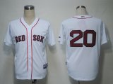 MLB Jerseys Boston Red Sox 20 Youkilis White