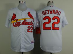 St.Louis Cardinals #22 Heywaro white MLB Jerseys