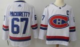 Adidas Montreal Canadiens #67 Max Pacioretty white hockey jersey 100th