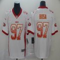 49ers #97 Nick Bosa drift nike white Color Rush Limited Jersey