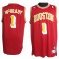 Houston Rockets 1 Tracy McGrady Red NBA Jersey