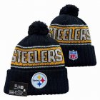 2024 Pittsburgh Steelers black yellow white NFL Sports Cuffed Knit Hats 01