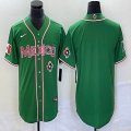 2023 World Cup Mexico blank green majestic baseball jerseys 43