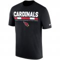 Arizona Cardinals Nike Sideline Legend Staff Performance T-Shirt - Black