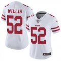 Women 49ers #52 Patrick Willis nike white Color Rush Limited Jersey