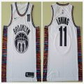 Nike Brooklyn Nets #11 Kyrie Irving white nike NBA basketball Jerseys city version-TY