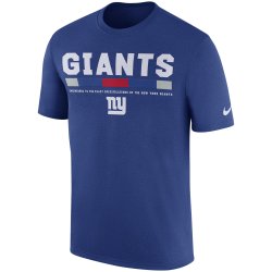 New York Giants Nike Sideline Legend Staff Performance T-Shirt - Royal