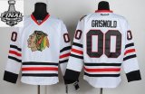 2013 NHL Stanley Cup Reebok Chicago Blackhawks GRISWOLD 00# white Jersey