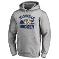 Men's Nashville Predators Fanatics Branded Heathered Gray Big & Tall Hometown Collection Local Hoodie