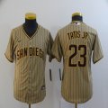 Youth Nike San Diego Padres #23 Fernando Tatis Jr. brown majestic baseball Jersey