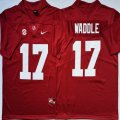 Alabama Crimson Tide #17 Jaylen Waddle Red NCAA Football Jersey