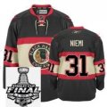 2013 NHL Stanley Cup Chicago Blackhawks #31 NIEMI black jersey