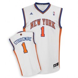 New York Knicks #1 STOUDEMIRE white jersey