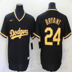 Nike Los Angeles Dodgers Kobe Bryant black majestic baseball Jersey-BD